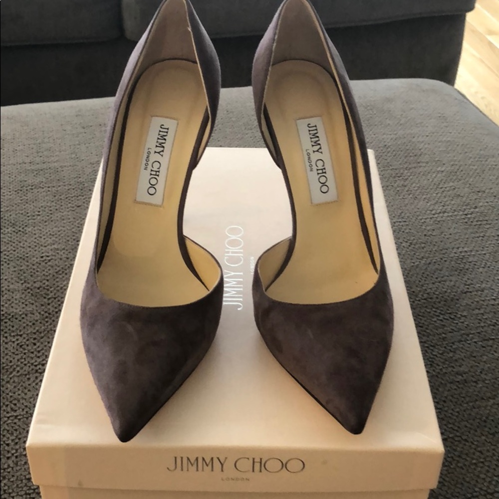Jimmy Choo Willis Sue Suede Quartz Color